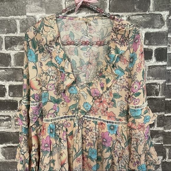 Sayulita Frill Gown Maxi Dress Musk Spell Designs - Picture 3 of 16